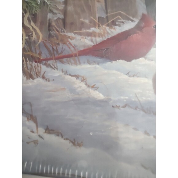 New SPRINGBOK Puzzle WINTER RED BIRDS CARDINALS CHRISTMAS 500 PIECES NIP Sealed - Picture 6 of 7